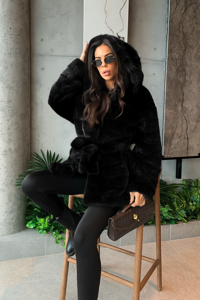 PLUMM | Abrigo de piel sintética forrado, fabricado en Italia