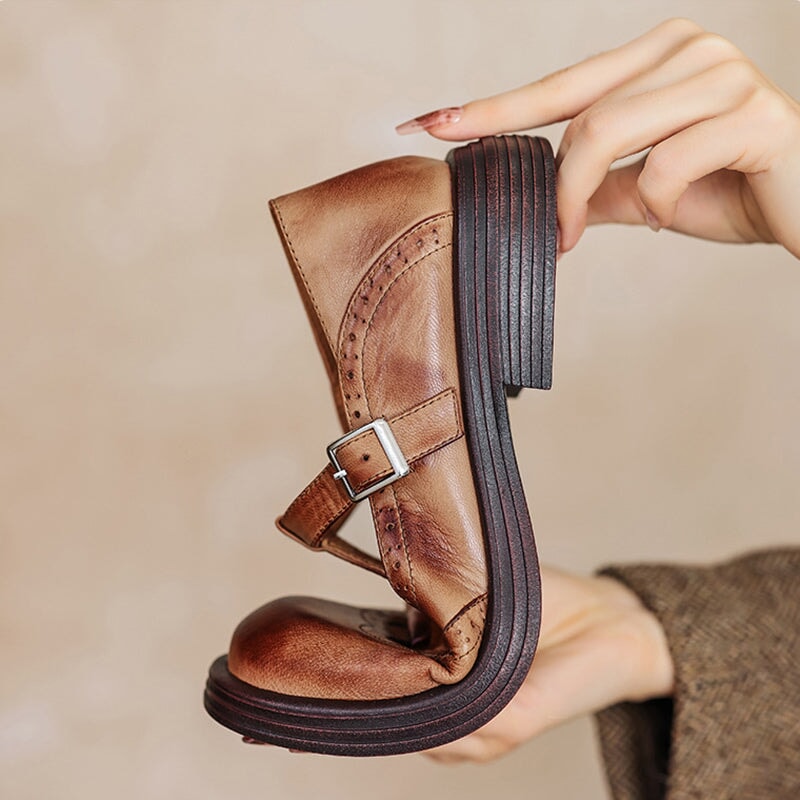 Ana | Zapato de cuero vegano elegante